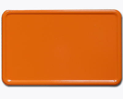 Kleines Schild orange 180 mm